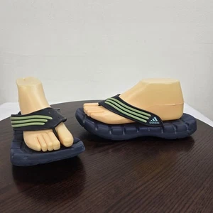 Adidas Adilette Flip Flop Herren 8 blau Zehenstegsandale Freizeit Slipper Schuhe  - Bild 1 von 19