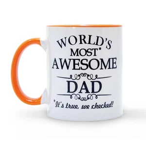 Printed Ceramic Mug - Awesome Dad - Tea & Coffee Cup for Everyday Use - Picture 1 of 3
