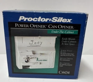 Proctor Silex Under Cabinet Power Opener Can Opener C4434 Space Saver New In Box - Picture 1 of 4