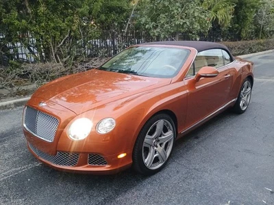 2012 Bentley Continental GT 2dr Convertible Clean Carfax Florida Car - Image 1 of 4