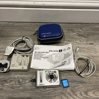 CASIO QV-R51  5.0MP CCD SENSOR Digital Camera, 1 GB SD Card & battery charger. - Image 1 of 4