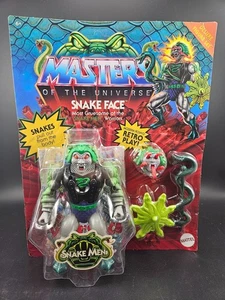 Figura de acción Masters of the Universe Snake Face Deluxe juego retro - Imagen 1 de 6
