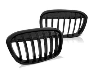 Frontgrill für BMW X1 F48 2015 2016 2017 2018 2019- Schwarz glänzend - Bild 1 von 3