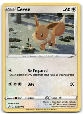 Eevee SWSH190 SWSH: Sword & Shield Promo Cards - Image 1 of 2