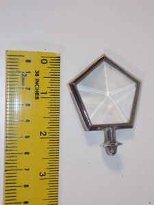 Vtg 1980s Chrysler New Yorker Pentastar Crystal Car Vehicle Hood Ornament Emblem - Picture 1 of 9