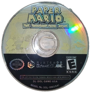 Paper Mario Thousand Year Door Nintendo GameCube nur Disc, Erneuerung erforderlich - Bild 1 von 2