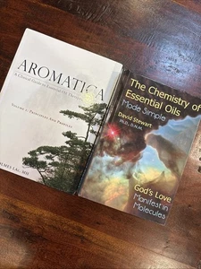 The Chemistry Of Essential Oils Made Simple + Aromatica Hardcover Book Lot - Picture 1 of 3