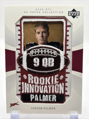 CARSON PALMER 2003 UD PATCH COLLECTION #133 INNOVATION RC *CINCINNATI BENGALS* - Image 1 of 2