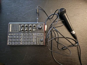 DRV100 Mic and SK300 Sound Card Digital Audio Mixer for Studio Recording - Picture 1 of 4