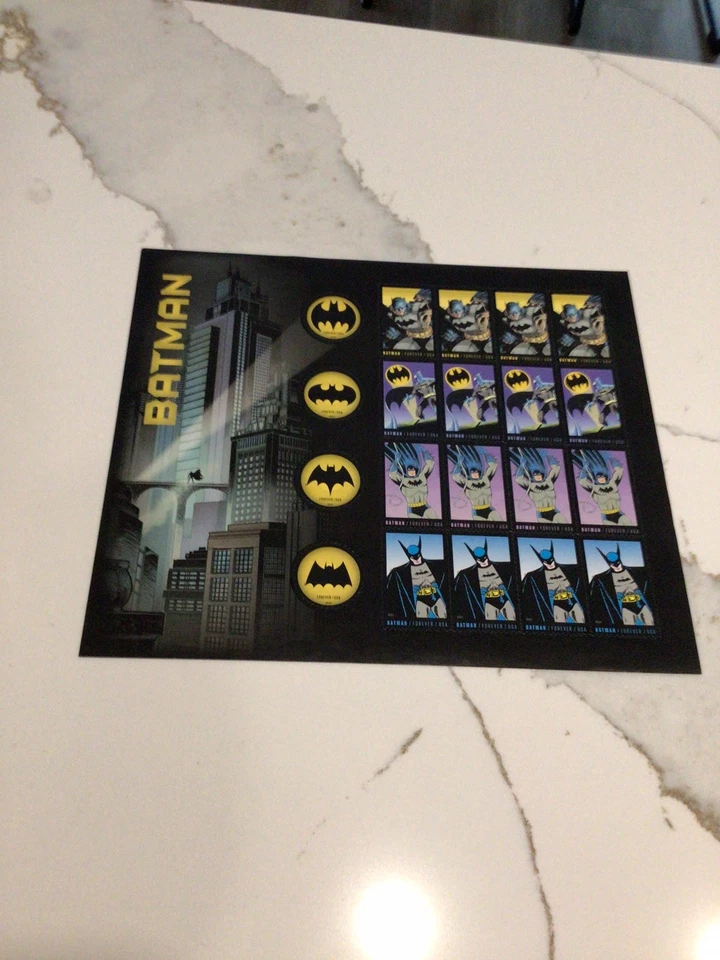 US Sheet Stamps Batman - Image 1 of 1
