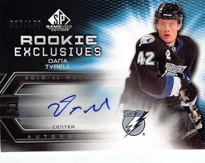 2010-11 SP gioco usato Rookie esclusive autografi #RETY Dana Tyrell /100 - Foto 1 di 2