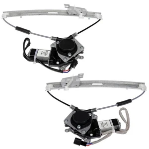 SET-RB748712-R Dorman Window Regulators Set of 2 Rear Driver & Passenger Pair - Picture 1 of 9