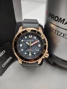 Orologio subacqueo Citizen Eco-Drive BN0163-00H Promaster oro rosa e quadrante grigio (D2-D7) - Foto 1 di 9