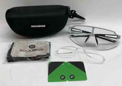 ROCKBROS Gafas Fotocromáticas para Ciclismo Hombres Marco Completo Deportes Bicicleta Gafas con Estuche Foto 1 de 4
