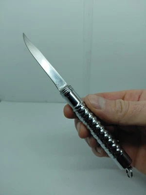 Cuchillo de bolsillo soviético vintage-barril hecho a mano URSS acero abrebotellas de cerveza Foto 1 de 4