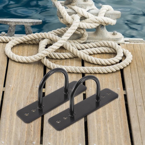 2Pcs Reusable Stainless Steel Rope Wall Mount Anchor for Workout and ...