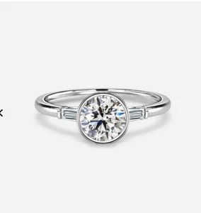 Engagement Ring 1.90 Ct Round Cut IGI Certified Lab Grown Diamond 18K White Gold - Picture 1 of 8