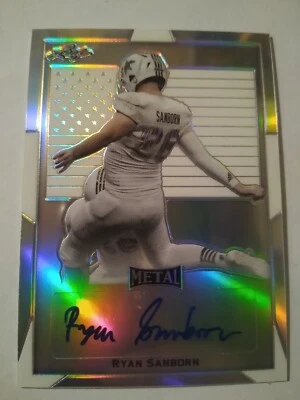 2019 RYAN SANBORN LEAF ALL AMERICAN AUTOGRAPHED AUTO ROOKIE CARD RC/15 STANFORD  - Image 1 of 2