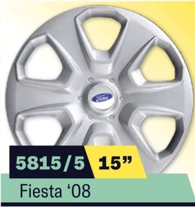 LOT DE 4 ENJOLIVEURS 15'' POUR FORD FIESTA 2008 08 5815/5lc - Picture 1 of 1
