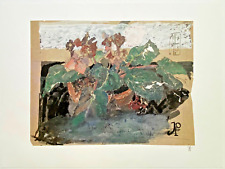 Horst Janssen - November Blume in Vase - Kunstdruck - Signatur gestempelt