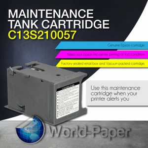Genuine Epson Maintenance tank cartridge cleaning box For Epson SC F570/SC F571 - Picture 1 of 1