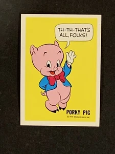 Carta fumetti 1974 Porky Pig Wonder Bread Warner Brothers quasi nuova - - Foto 1 di 2
