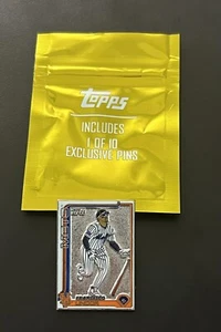 2025 Topps Serie 1 Franciso Lindor Super Box Smalto Trading Card Spilla NY Mets - Foto 1 di 1