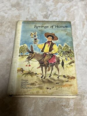 Miniature Book Springs of Humor 1964 Horace Goethe Mark Twain Shaw Chesterton Foto 1 de 4
