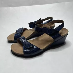 Sandalo Vionic US 8 euro 39 blu cinturino tacco orto - Foto 1 di 10