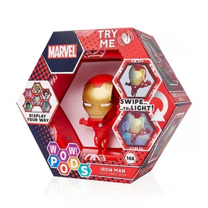 WOW ! POD MARVEL IRON MAN 108 SERIES 1 SWIPE TO LIGHT - Picture 1 of 5