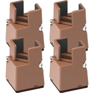 4PCS Platform Bed Riser Bed Raising Block 22-42mm Adjustable Bed Riser Block - Picture 1 of 12