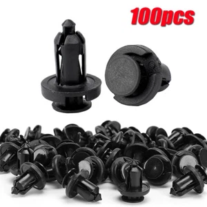 100 un. para Honda clips de parachoques delantero 10 mm capó empuje remaches sujetadores de retención - Imagen 1 de 11