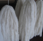 Black/White Rabbit Fur Tape Trimming Ribbon Furry Fluffy Trim Sewing Craft Decor