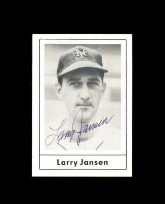 Larry Jansen Hand Signed 1978 Grand Slam New York Giants Autographed - Image 1 of 2