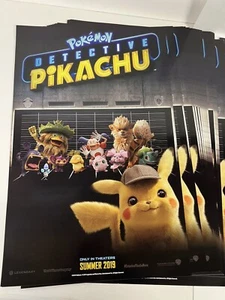 Pokemon Detective Pikachu Movie Poster Photo Gamestop Promo 11x17 Display - Imagen 1 de 6