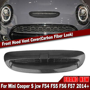 For Mini Cooper S JCW F54 F55 F56 F57 2014+ Front Hood Scoop Air Vent CB Look