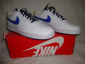 New Nike DM1187-102 Men's Court Vision Low NBA Shoes Sneaker White Size 10.5 - Picture 1 of 11