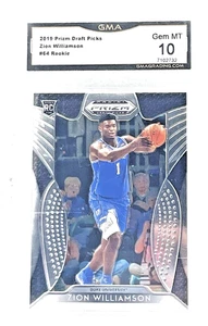 2019 Panini Draft Picks #64 Zion Williamson RC GMA 10 - Picture 1 of 2