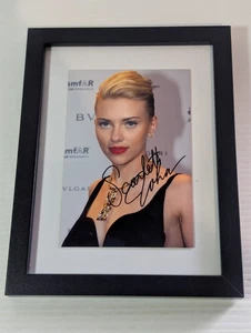 Scarlett Johansson Signed Autographed 4x6 Photo w/COA - Picture 1 of 4