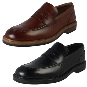 Zapatos formales sin cordones estilo mocasín inteligente Clarks para hombre "Aldwin Step" - Imagen 1 de 19