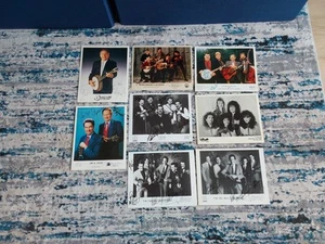 Country Music Bluegrass Signed Photo lot DEL MCCOURY BAND Jim & Jesse Buck Trent - Picture 1 of 10