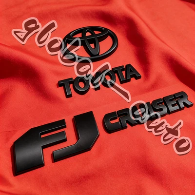 Matte Black Emblem For 2007-2015 FJ Cruiser Tailgate Letter Rear Door Side Badge - Imagem 1 de 3