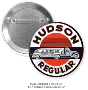 Hudson Fuel Old School 2,25" Pinback Button Anstecker - Bild 1 von 1