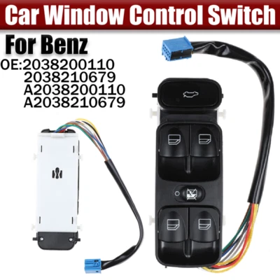 ABS Car Window Control Switch For Mercedes Benz C Class C180 C200 C220 C320 W203 - Image 1 of 4
