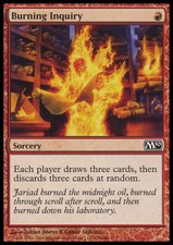 Magic the Gathering MTG 1x Burning Inquiry x1 LP+/NM M10 Magic 2010 x 1