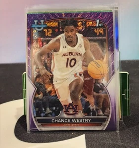 2023 Bowman Chrome U CHANCE WESTRY  1st Rookie #86 RC Purple Shimmer - Picture 1 of 1