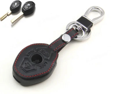 Funda de cuero con soporte para BMW Z3 Z4 X3 X5 E36 325i E38 E39 3 llaves remotas Foto 1 de 4