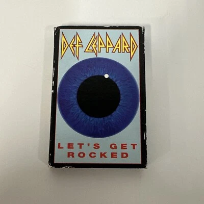 DEF LEPPARD - LET'S GET ROCKED - MERCURY 866 568 - SINGLE CASSETTE TAPE - Image 1 of 4