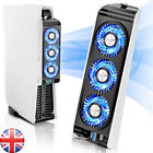 LED Cooling Fan for PS5 Console w/3 high-speed fans ?w/Blue LED Light ?quiet