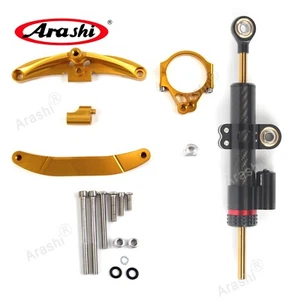 Estabilizador amortiguador de dirección + soportes Fit Yamaha FZ1 Fazer 1000 2006-2015 2011 - Imagen 1 de 8